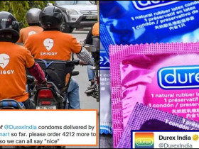 Swiggy's tweet on condom sale on New Year's Eve receives witty reply from Durex India