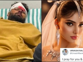 Urvashi Rautela shares a cryptic post on Twitter after Rishabh Pant's accident