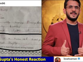 Shark Tank Judge Aman Gupta Reacts After A Kid Named His Brand BoAt In Answer Sheet