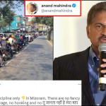 Anand Mahindra is really impressed with Mizoram people for following traffic rules, check out the tweet