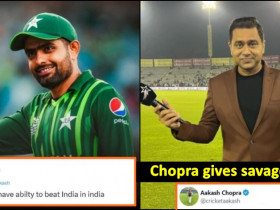Aakash Chopra gives hard-hitting reply to Pak Fan who said, "Only Pakistan Can Beat India In India"