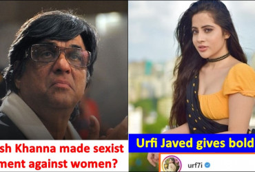 Urfi gives epic reply to Mukesh Khanna for his sexist comment against women