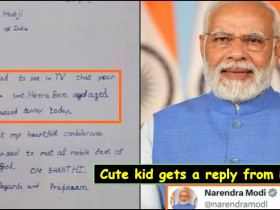 Class 2 kid writes a cute letter to PM Modi, here's what Modi replied
