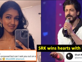 “Not a marriage proposal but can I ask you out on a Valentine’s date," Girl asks SRK, here's how he replied