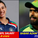 Quick comparison between Smriti Mandhana's WPL salary and Babar Azam's PSL Salary