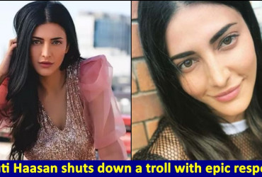 "How many girlfriends have you had?" -Shruti Haasan Gives Savage Reply To A Troll on Instagram