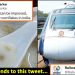 Railways responds after Passenger shares pic of 'Dusty Cornflakes' served On Vande Bharat Train, read details