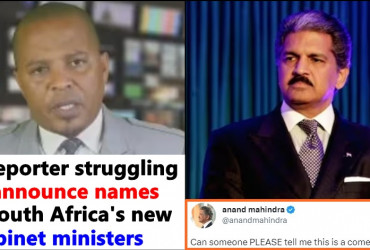 Anand Mahindra shares funny clip showing news anchor fumbling, read details