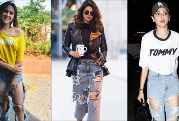 5 Cute Celebs who wore Ripped Jeans and took us all by surprise