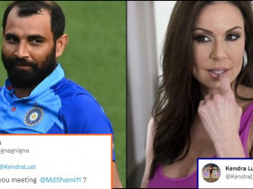 Adult Star replies when asked, “When are you meeting Mohammed Shami?”