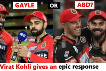Virat Kohli gives epic answer when asked to choose between Chris Gayle and AB de Villiers