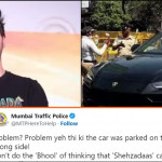 Mumbai Traffic Police's witty post on issuing challan for Kartik Aaryan's Lamborghini