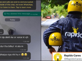Rapido replied after Driver sends creepy text to a Woman, read details