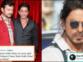 SRK's sweet reply when a fan asked him about Irrfan Khan