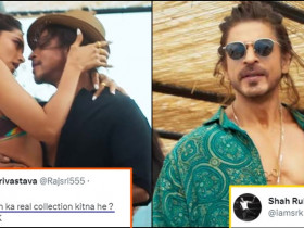 SRK gives savage reply to a netizen asking about the 'Real Collection of Pathaan'