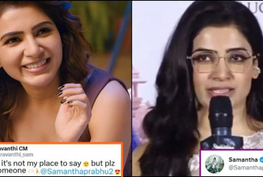 Fan asks Samantha to Date someone, she gives 24 carat Gold reply!