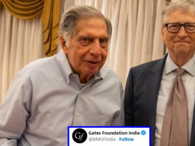 Bill Gates meets Ratan Tata and gives this special gift, internet is obsessed with million-dollar pic