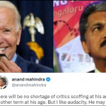 Anand Mahindra supports Joe Biden's bid for second term as US President, check out the tweet!