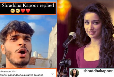 Finally, Shraddha Kapoor replied to fan who continuously commented on her posts for 5 years!
