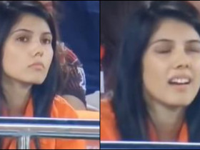 Cute SRH owner Kavya Maran gets irritated after Cameraman kept focusing on her, video goes viral