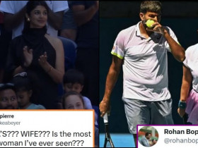 Fan calls Indian Tennis star's wife "Most Beautiful Woman", here's how he replied…