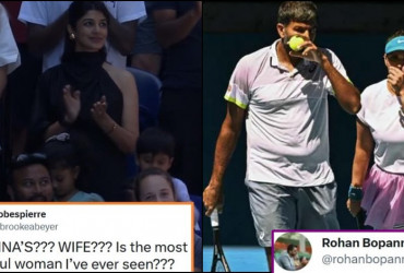 Fan calls Indian Tennis star's wife "Most Beautiful Woman", here's how he replied…
