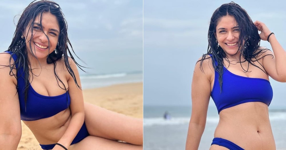 Mrunal Thakur sets Internet on Fire with her Latest Beach Pic!
