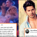Varun Dhawan Gives Strong Reply after being called ‘Disgusting’ for Kissing Gigi Hadid