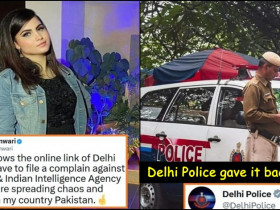 Delhi Police gives EPIC reply to Pak actress who wanted to complain against PM Modi