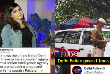 Delhi Police gives EPIC reply to Pak actress who wanted to complain against PM Modi