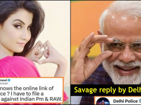 Delhi Police savagely trolls Sehar Shinwari who wanted to complain against PM Modi