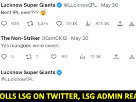 Fan trolls Lucknow Super Giants admin who tweeted, "Best IPL Final ever?", here's how LSG admin replied!