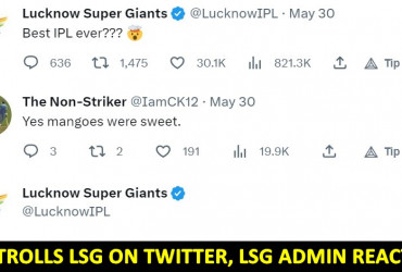 Fan trolls Lucknow Super Giants admin who tweeted, "Best IPL Final ever?", here's how LSG admin replied!