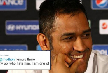 Hater says, "I hope MS Dhoni knows there are many ppl who hate him, I am one of them", here's what MSD replied!