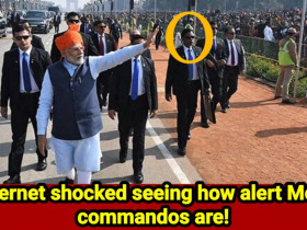 In Modi Rally, somebody throws something suspicious at PM, Commandos grab it before it reaches Modi