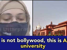 Aligarh Muslim University professor accused of touching inappropriately students, she requests CM Yogi for help