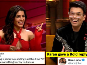 User makes a shocking remark on "Koffee With Karan" show, here's how Karan Johar replied!