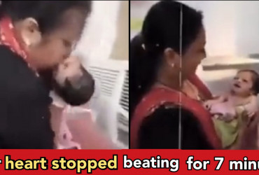 Indian doctor brings a dead child to life by mouth to mouth breathing for 7 minutes