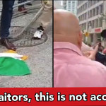 An Indian man alone fights Khalistani terrorists to save Indian flag, salute to him