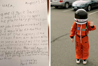 Cute Kid applies for a Job at NASA; this is how NASA replied
