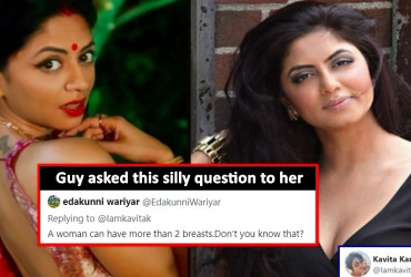 This TV actress gave a Sharp reply to User's silly question about 3 breasts