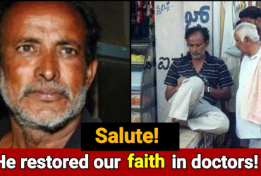 This doctor charges only ₹5 to treat patients, one big salute to him