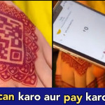 Indian sister gets her hand hennaed with QR code, asks brother to scan and pay on Rakhi
