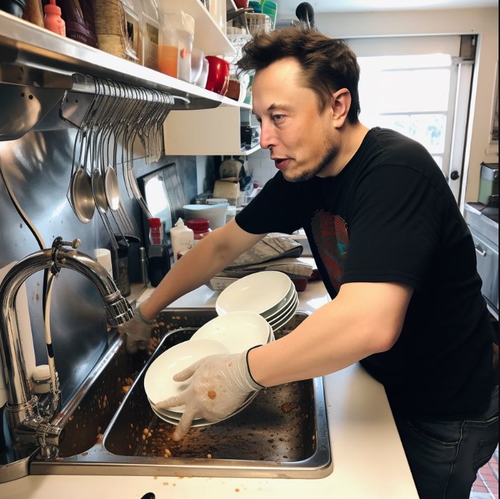 Elon Musk shares his kitchen experience, tells how he felt while doing the dishes