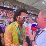 Ranveer Singh gives Humble Reply to F1 Journalist who didn't recognise him