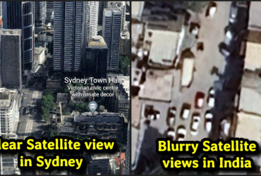 Why satellite images are Not clear in India, but crystal clear in foreign countries