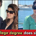 Who is Pooja Dadlani, manager of SRK and what's her education?