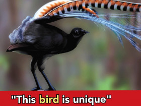 This is a Lyre bird, it can mimic virtually any bird in jungle, it can even copy Police Siren