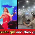 UP: Crowd goes out of control as it sees Russian Dancer on Stage, police resort to Lathi Charge