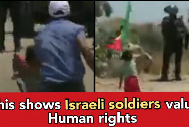 Video shows Palestine extremists using kids as human shields, when Israeli soldiers came to capture them